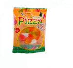 Pizza Shape Soft Sweet Gummy Candy Fruit Juice Flavored For Supermarket