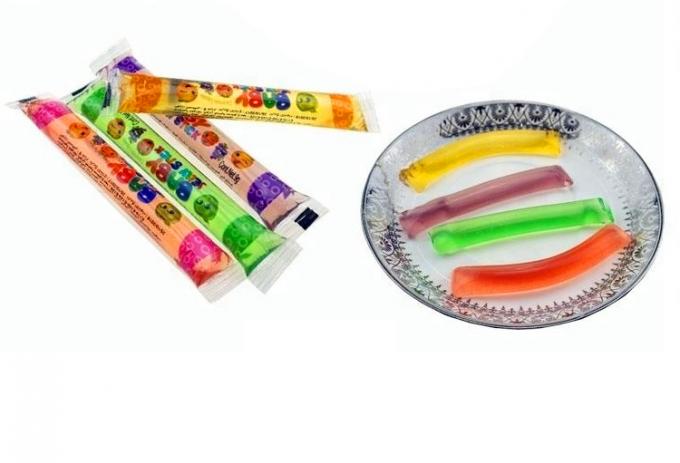 특별한 디자인 건강한 과일 사탕 3 세의 위 아이들을 위한 소형 지팡이 모양